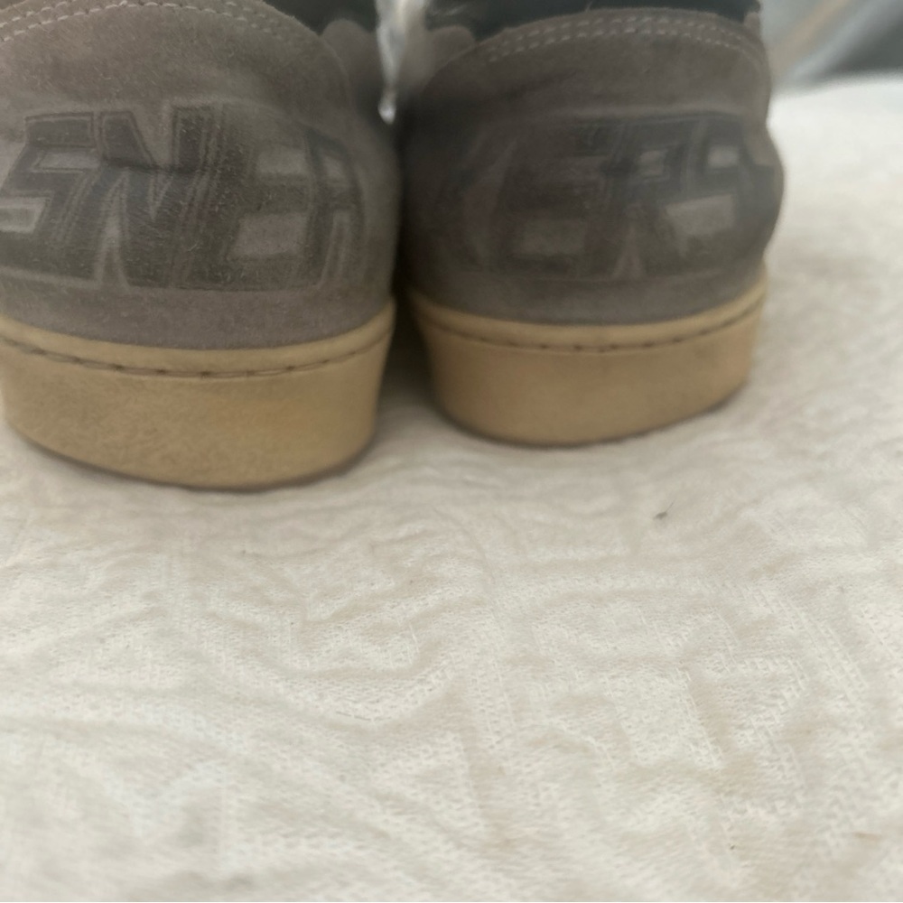 Golden Goose Gray and Black Retro Sneakers - Picture 6 of 11